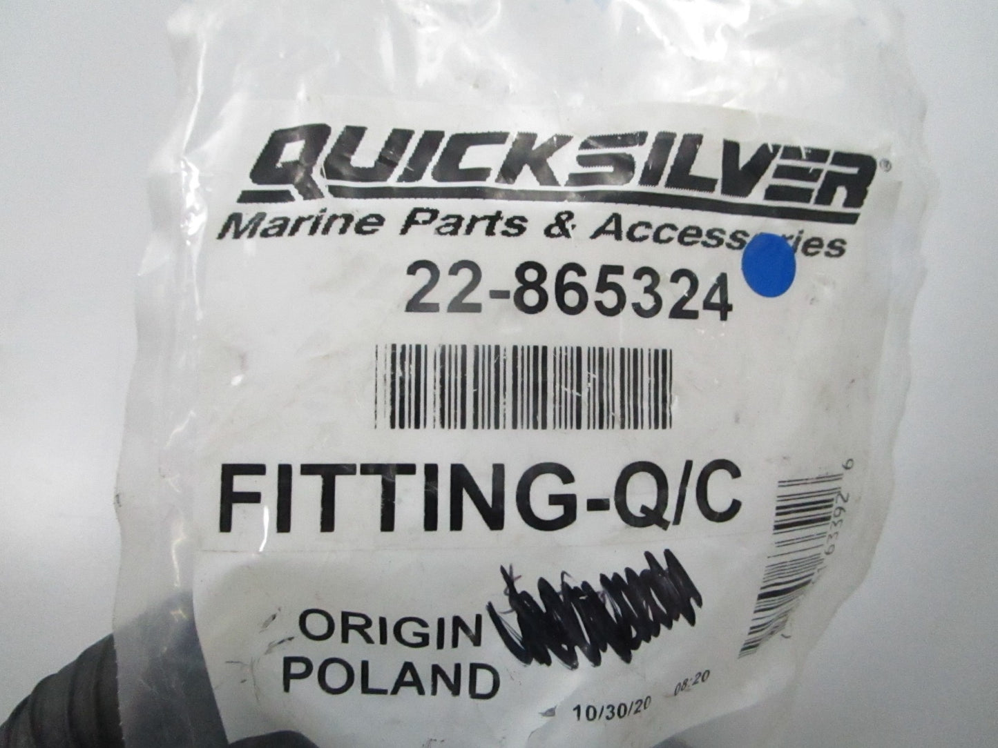 *NEW OEM* 0810 Mercury Quicksilver Quick Connect Fitting 22-865324