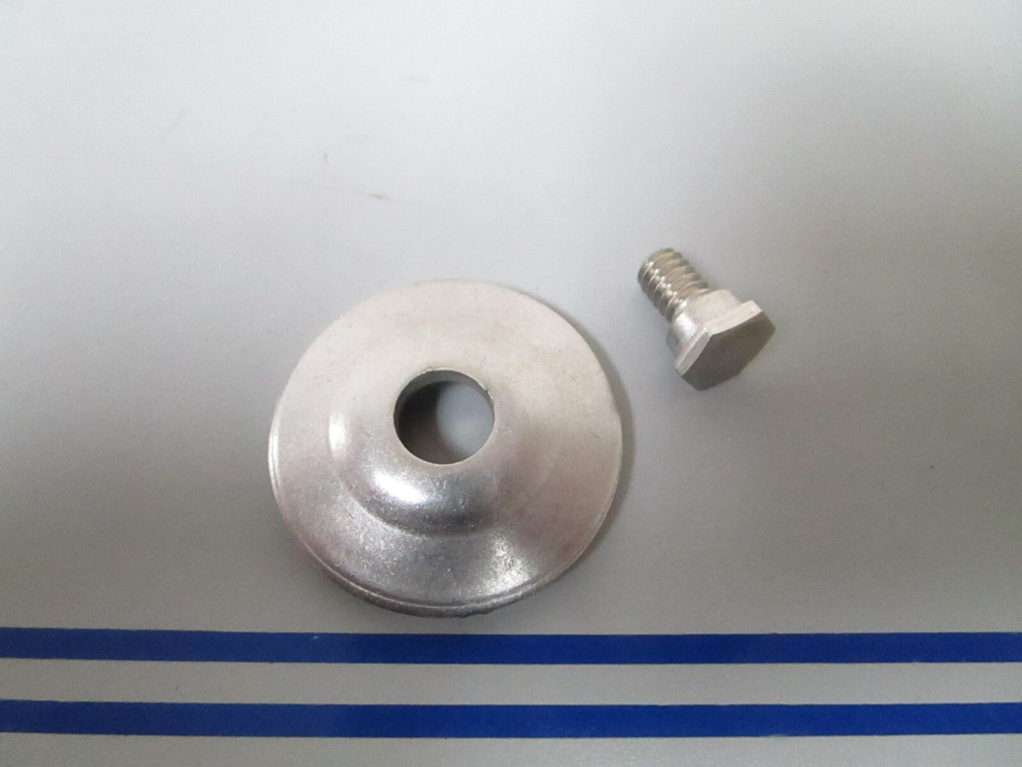 *NEW OEM* 0810 OMC Johnson Evinrude Plate & Screw 434757 0434757