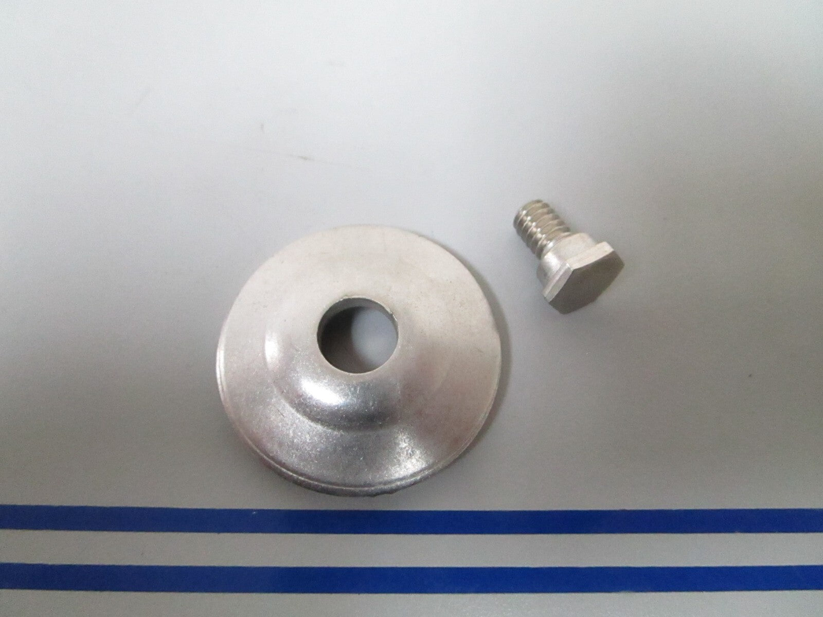 *NEW OEM* 0810 OMC Johnson Evinrude Plate & Screw 434757 0434757