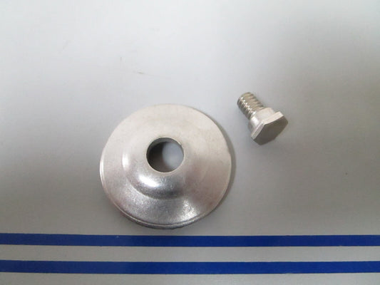 *NEW OEM* 0810 OMC Johnson Evinrude Plate & Screw 434757 0434757