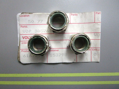 *NEW OEM* (LOT OF 3) 0750 Volvo Penta LOCK NUT 3852648
