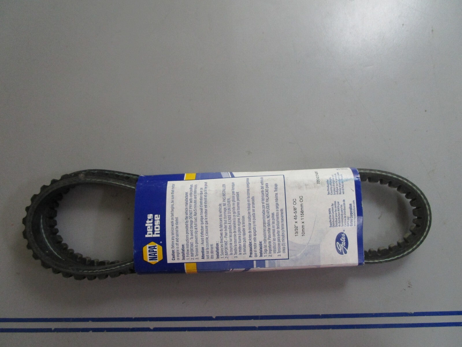 *NEW* 0810 Napa XL Belt 7450