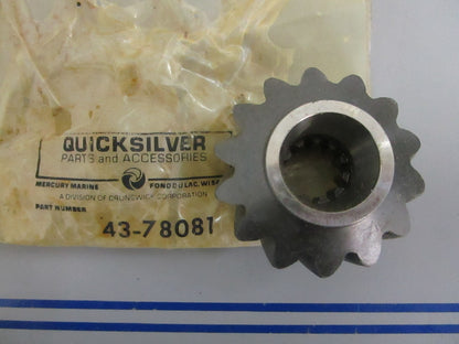 *NEW OEM* 0820 Mercury Quicksilver Pinion Gear 43-78081T1