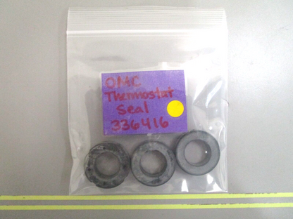 *NEW OEM* (LOT OF 3) 0750 OMC Johnson Evinrude THERMOSTAT SEAL 336416 0336416