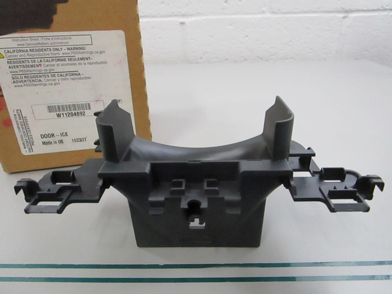 NEW OEM W11317951 Whirlpool Glass Door 0810