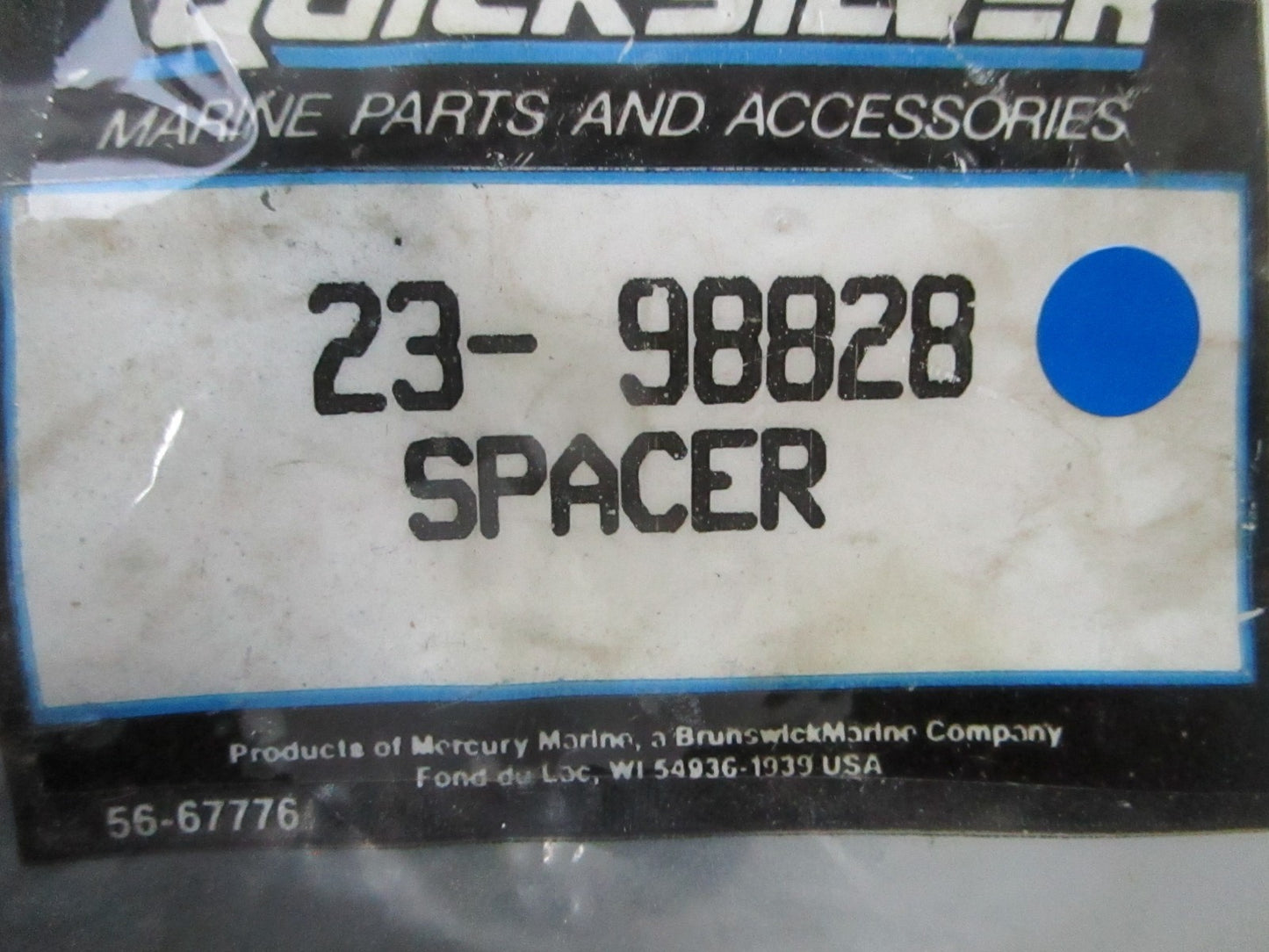 *NEW OEM* 0810 Mercury Quicksilver Spacer 23-98828