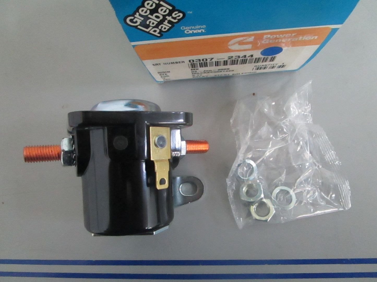 *NEW OEM* 0820 Onan Cummins Starter Solenoid Relay 0307-2344