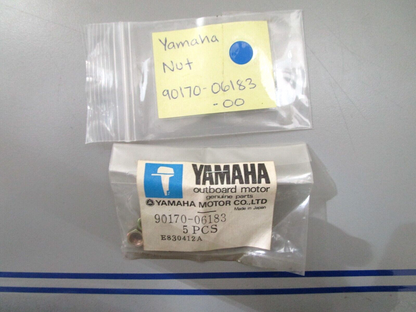 *NEW OEM* (LOT OF 5) 0780 Yamaha Nut 90170-06183-00