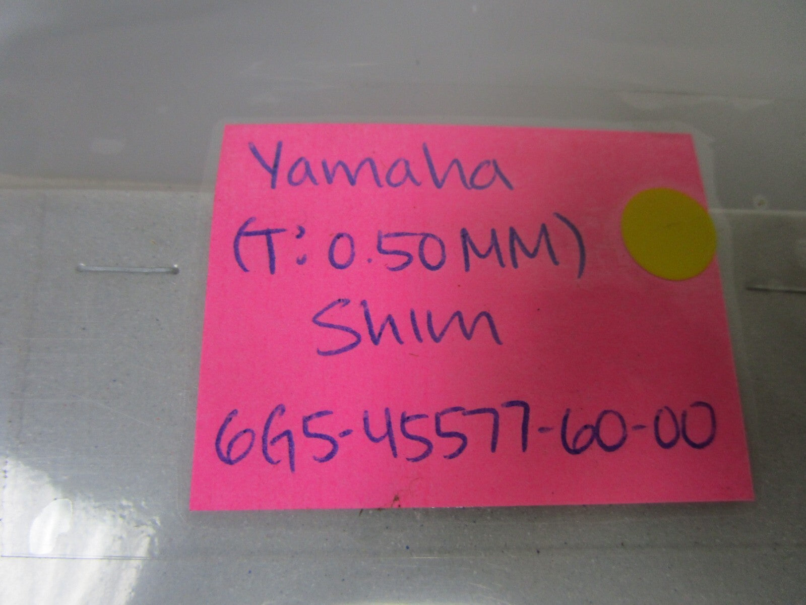 *NEW OEM* 0810 Yamaha (T:0.50MM) Shim 6G5-45577-60-00