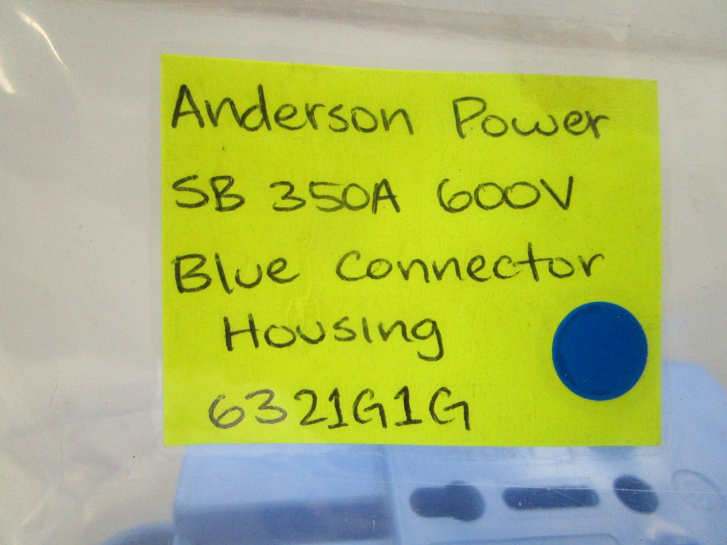 NEW 6321G1G Anderson Power SB 350A 600V Blue Connector Housing 0810