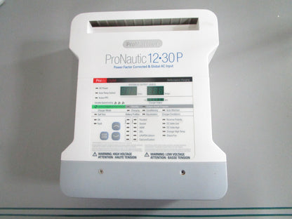 NEW OEM 63130 ProMariner ProNautic 12•30P 30A 3 Bank Battery Charger 0820