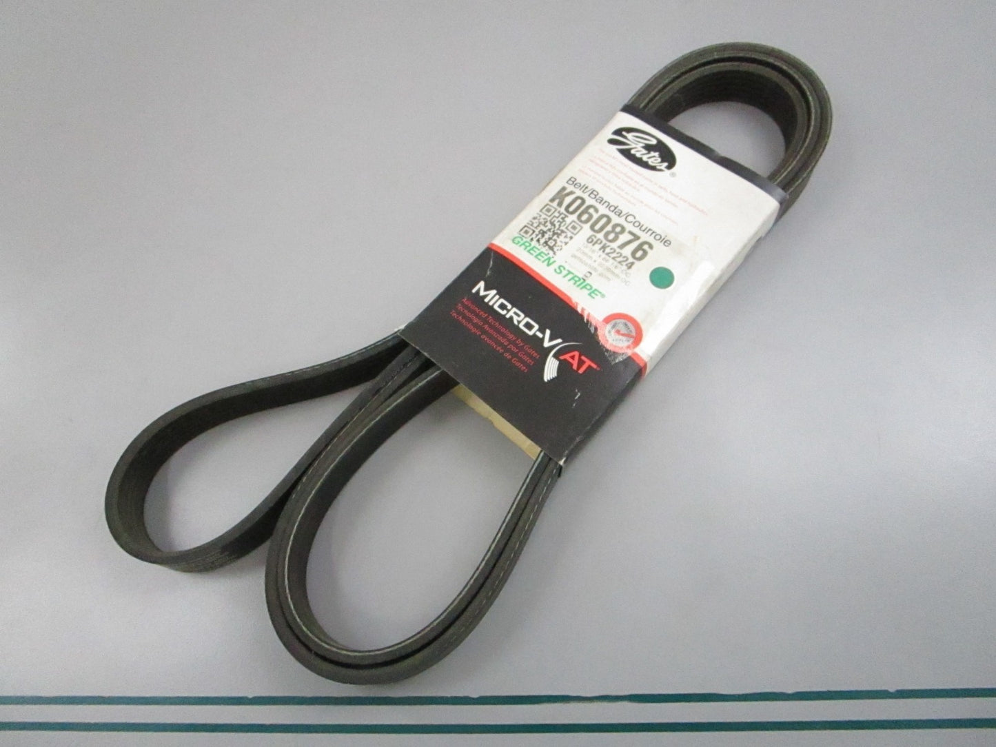 Gates K060876 Micro-V Serpentine Belt 6-Rib 87.57in NEW 0810