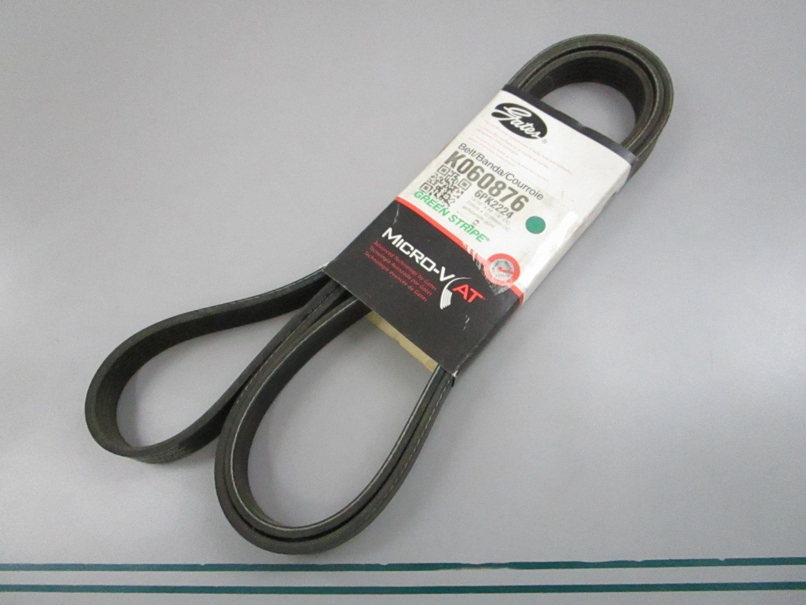 Gates K060876 Micro-V Serpentine Belt 6-Rib 87.57in NEW 0810