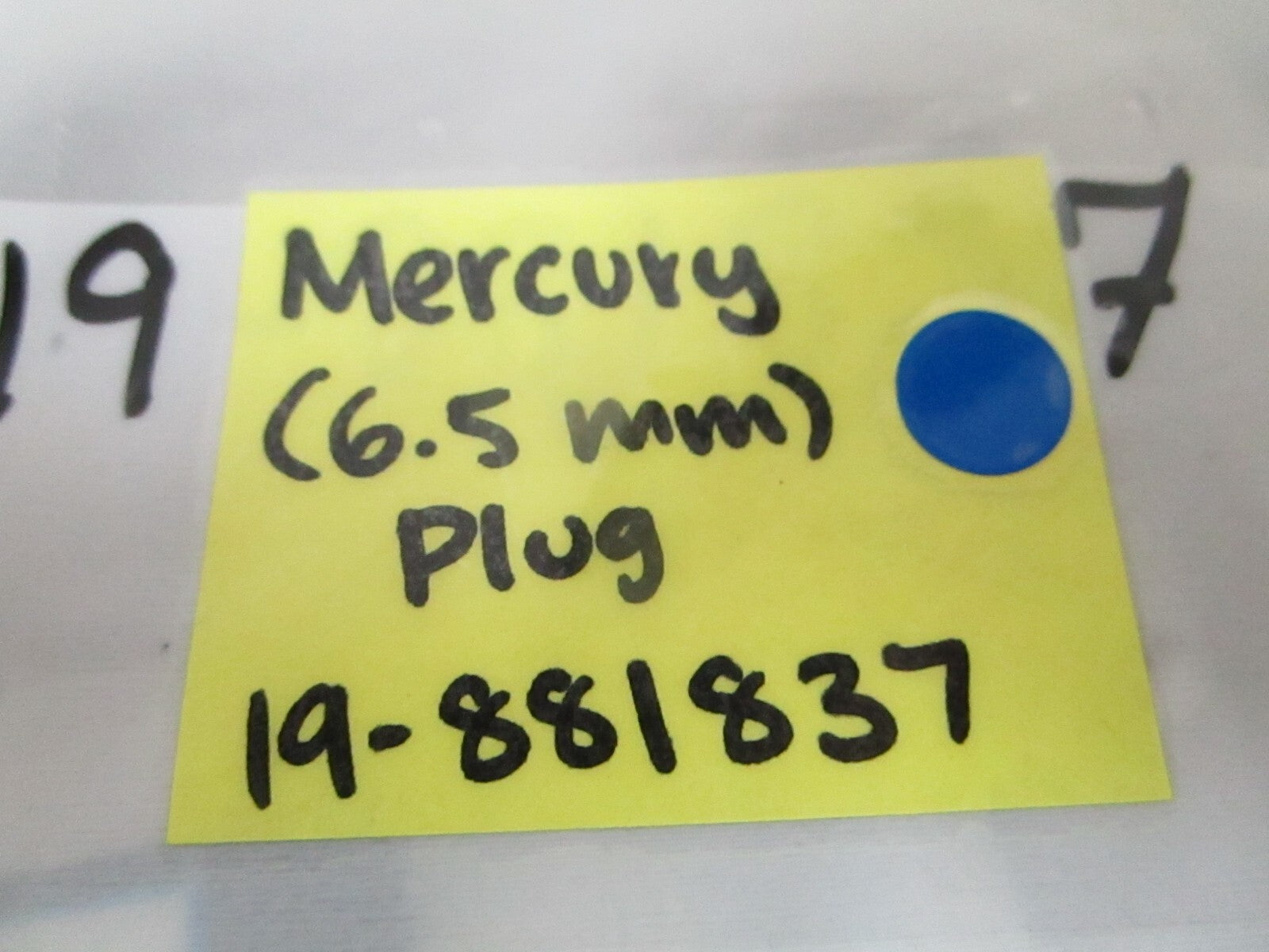 *NEW OEM* (LOT OF 2) 0720 Mercury Quicksilver 6.5mm Plug 19-881837