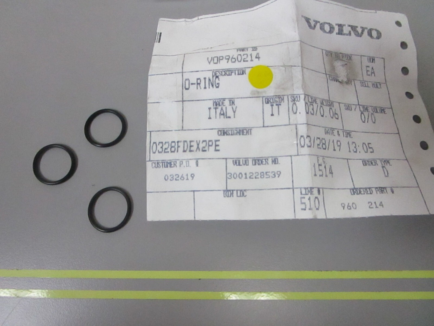 *NEW OEM* (LOT OF 3) 0810 Volvo Penta O-Ring 960214