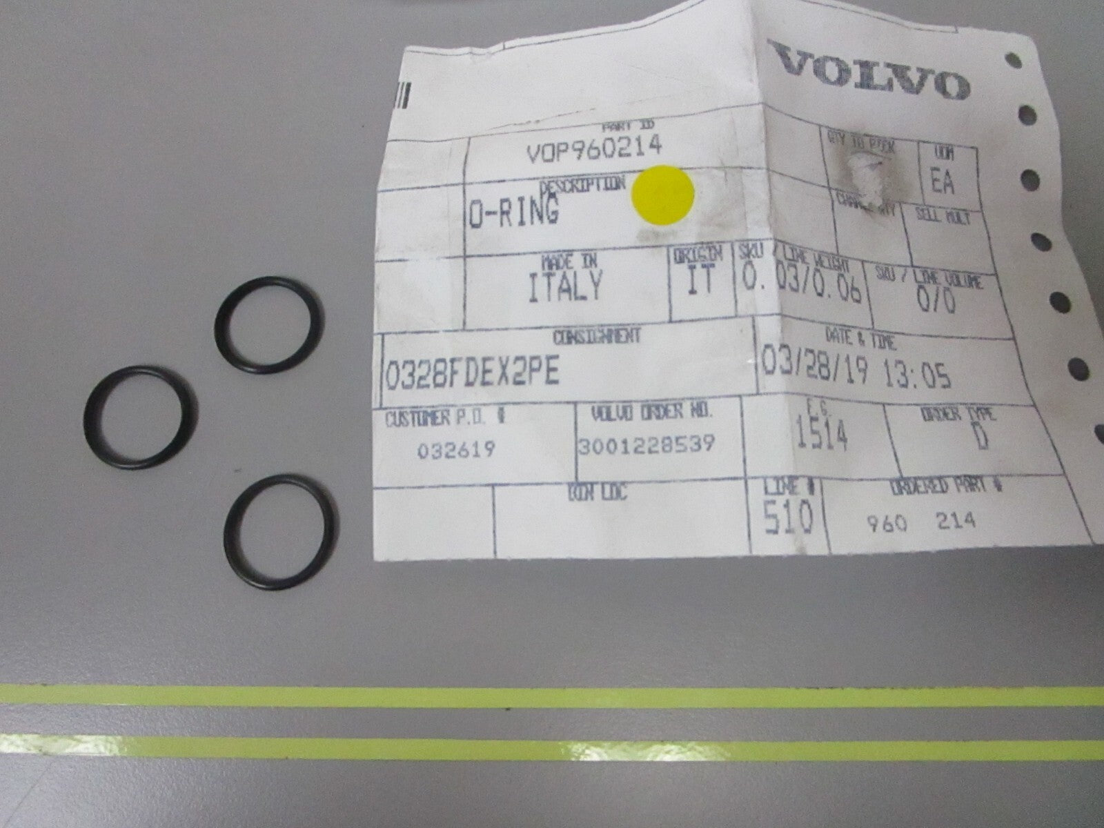 *NEW OEM* (LOT OF 3) 0810 Volvo Penta O-Ring 960214