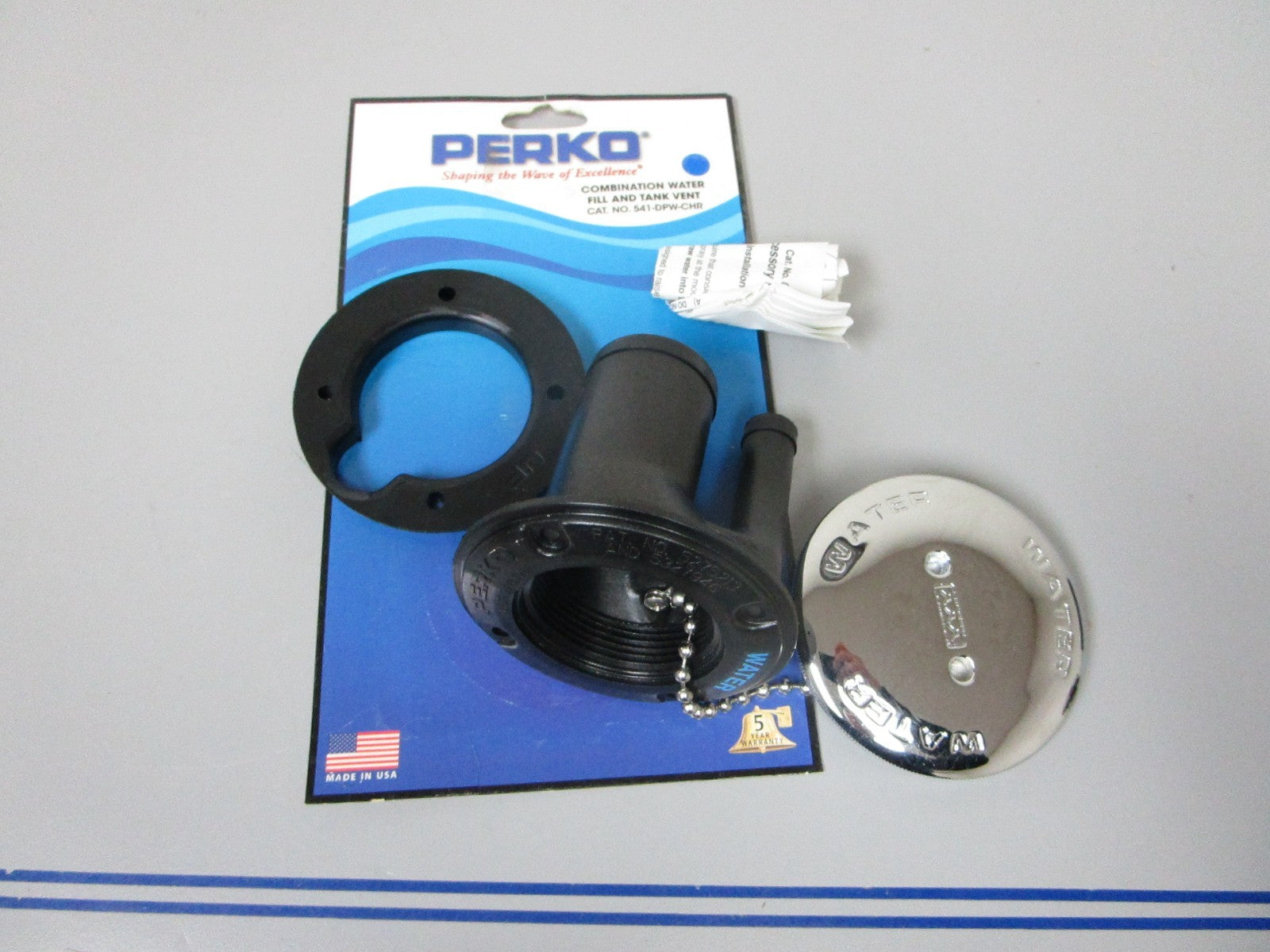 NEW OEM Perko 541-DWP-CHR Combination Water Fill & Tank Vent 0720