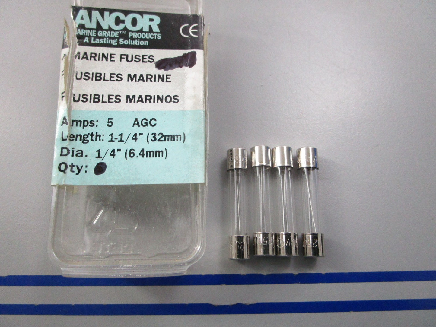 NEW 601050 Ancor 5A 4 Fuse Set 0810