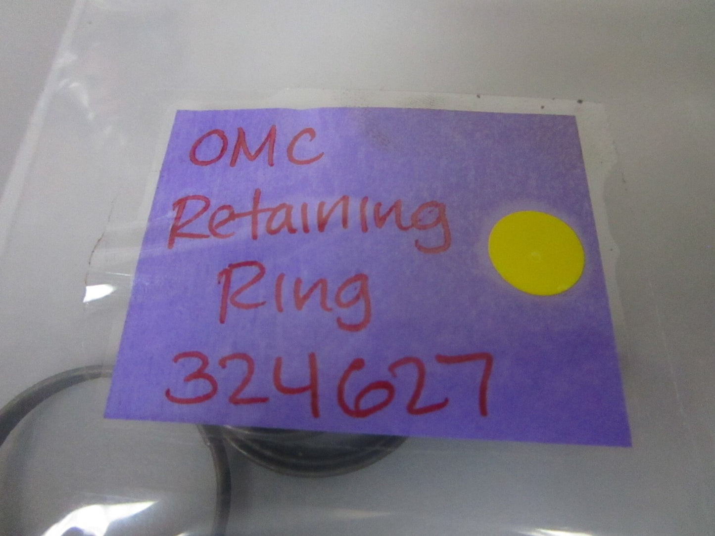 *NEW OEM* (LOT OF 2) 0750 OMC Johnson Evinrude RETAINING RING 324627 0324627