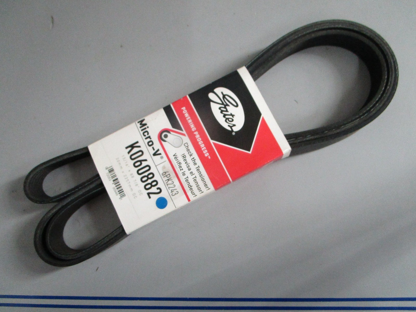NEW K060882 Gates Micro-V Serpentine Belt 0820