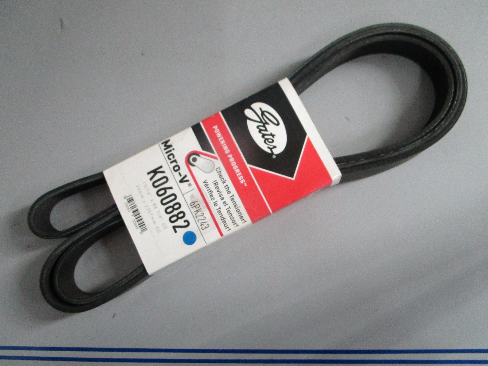 NEW K060882 Gates Micro-V Serpentine Belt 0820