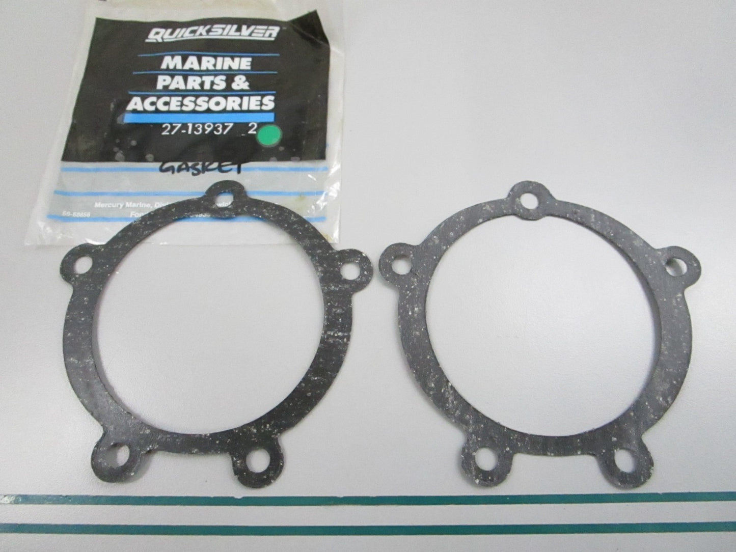 NEW OEM (LOT OF 2) 27-13937 2 Mercury Quicksilver Gasket 0810