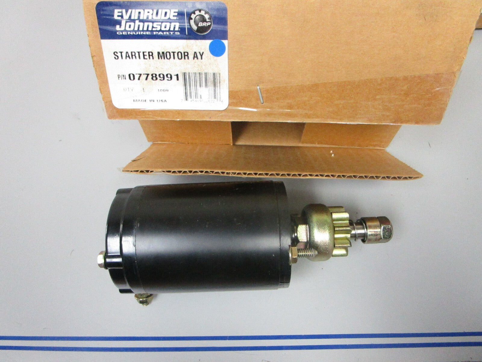 *NEW OEM* 0720 OMC Johnson Evinrude Starter Motor Assembly 778991 0778991