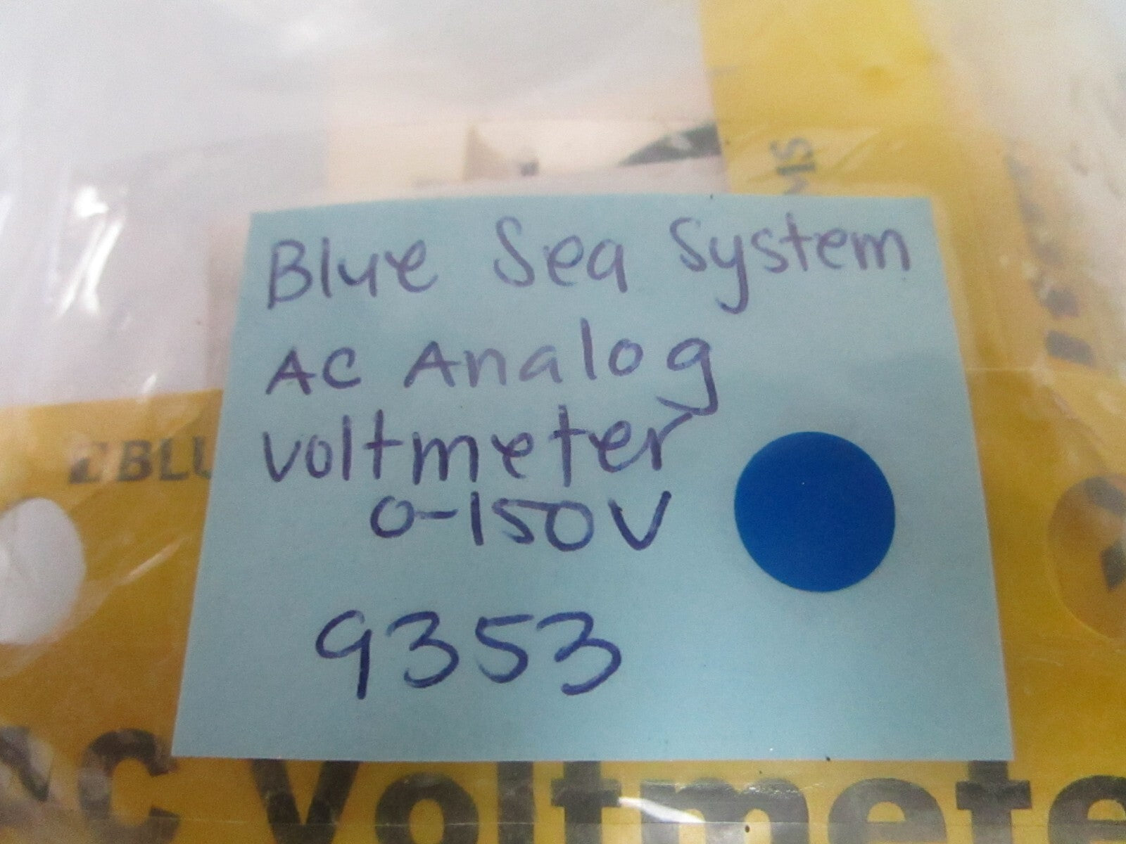 *NEW OEM* 0720 Blue Sea System AC Analog Voltmeter 0-150V 9353