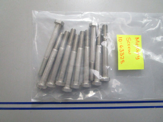 *NEW OEM* (LOT OF 10) 0770 Mercury Quicksilver Screw 10-63328