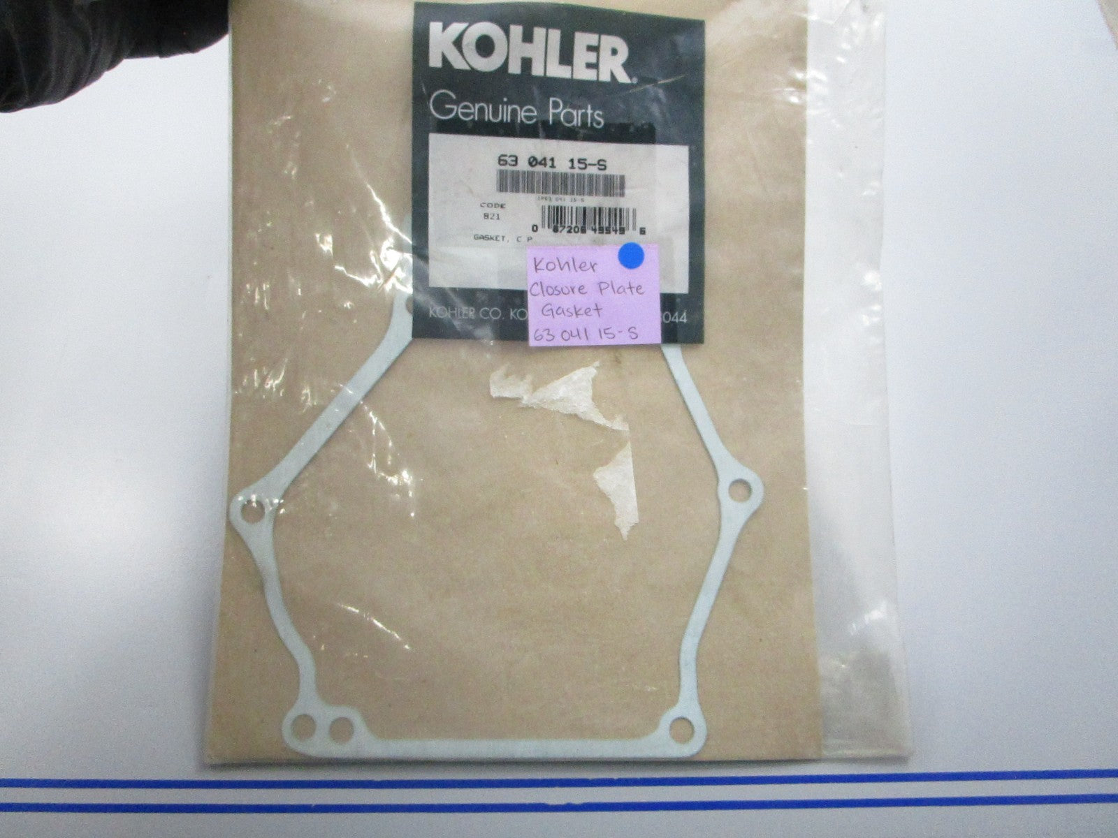 NEW OEM 63 041 15-S Kohler Closure Plate Gasket 0810