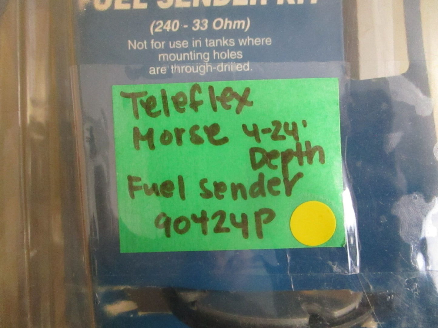 *NEW* 0820 Teleflex Morse 4-24' Depth Fuel Sender 90424P