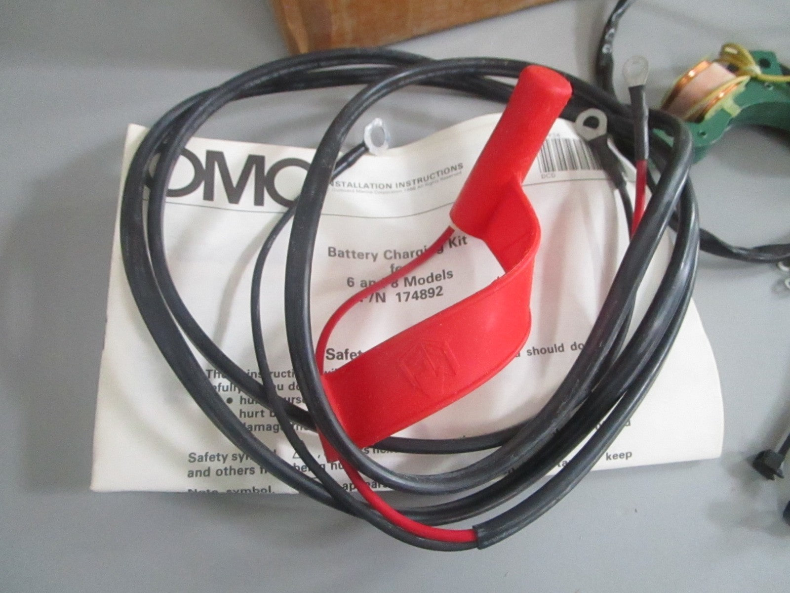 NEW OEM 175278 0175278 OMC Johnson Evinrude Battery Charging Kit 0820
