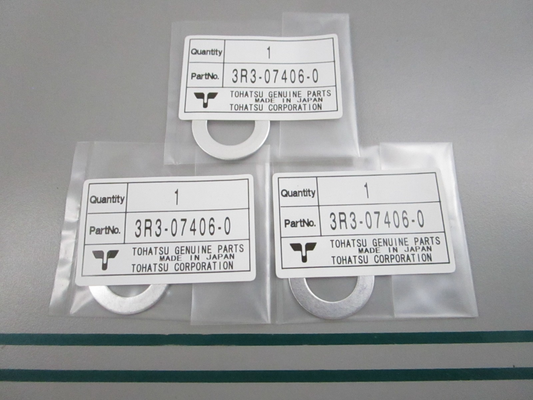 NEW OEM (LOT OF 3) 3R3-07406-0 3R3074060 Tohatsu Washer 0810