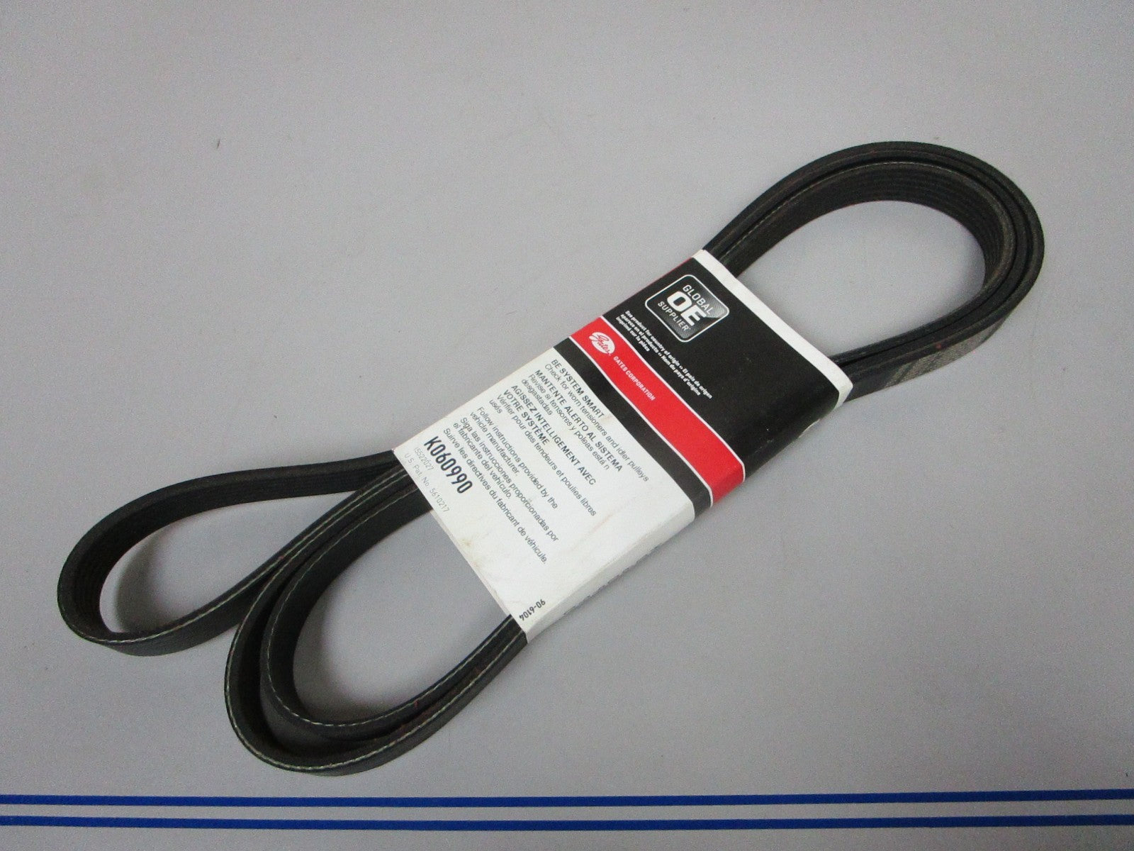 NEW K060990 Gates Micro-V Green Stripe 13/16" x 99 ⅝" Serpentine Belt 0720