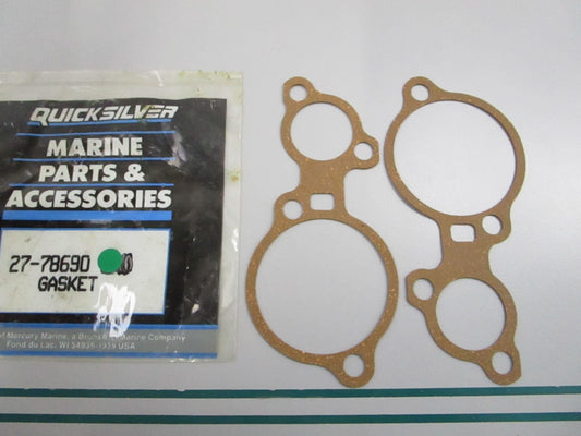 NEW OEM (LOT OF 2) 27-78690 Mercury Quicksilver Gasket 0810