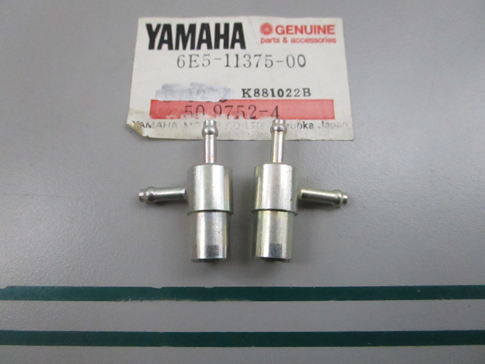NEW OEM (LOT OF 2) 6E5-11375-00-00 Yamaha Hose Nipple 0810