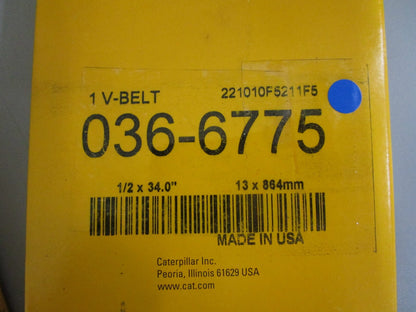 *NEW OEM* (LOT OF 2) 0820 CAT V-Belt 036-6778