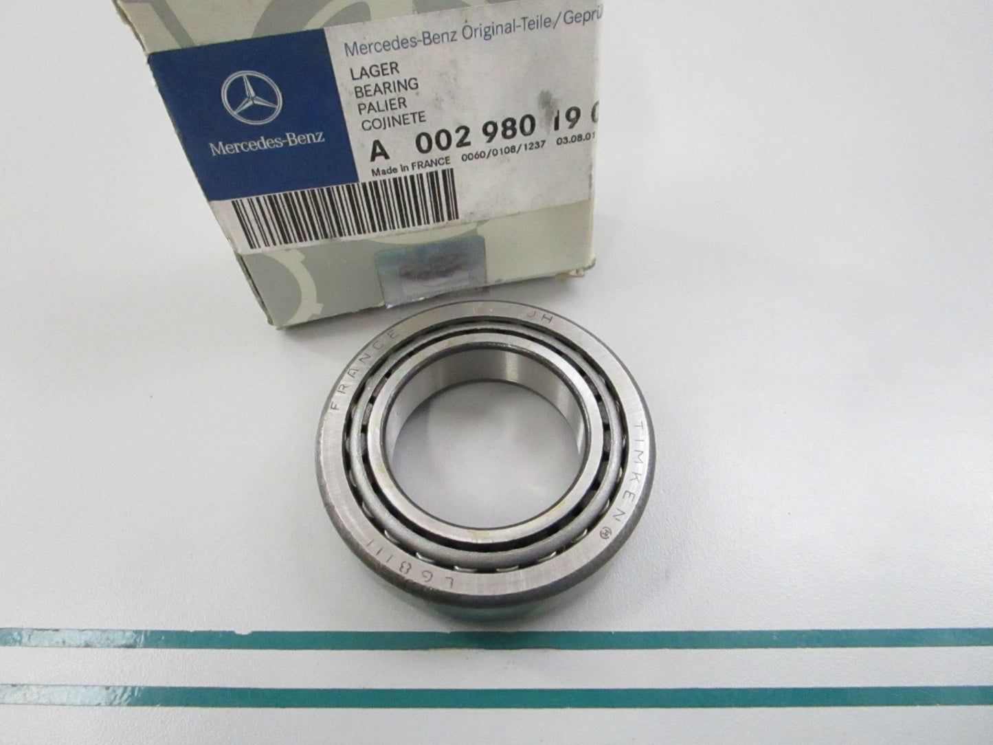 NEW OEM A0029801902 Mercedes-Benz Tapered Roller Bearing 0810