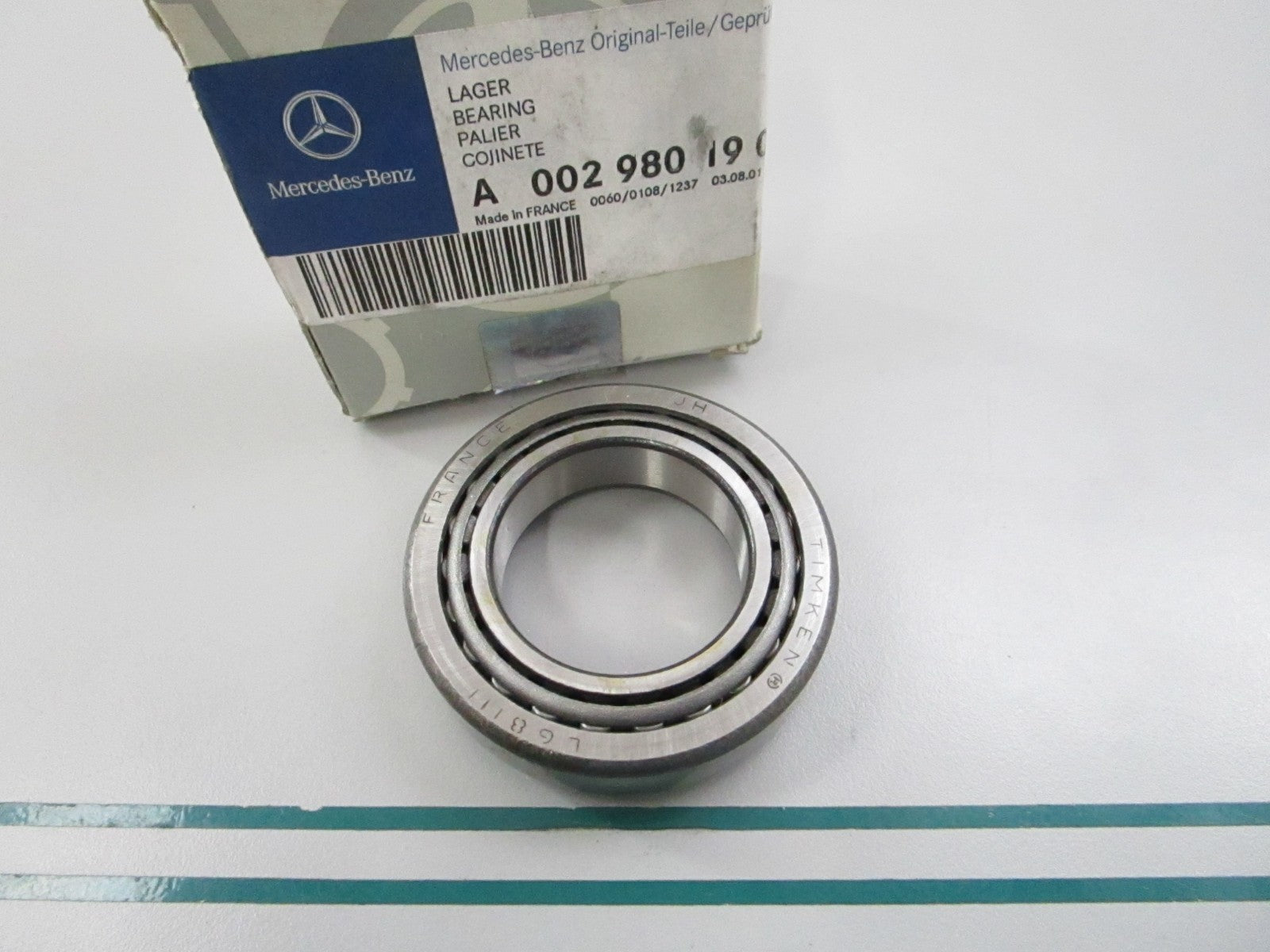 NEW OEM A0029801902 Mercedes-Benz Tapered Roller Bearing 0810