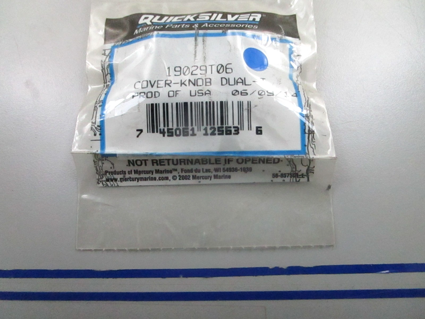 *NEW OEM* 0810 Mercury Quicksilver Dual Knob Cover 19029T06