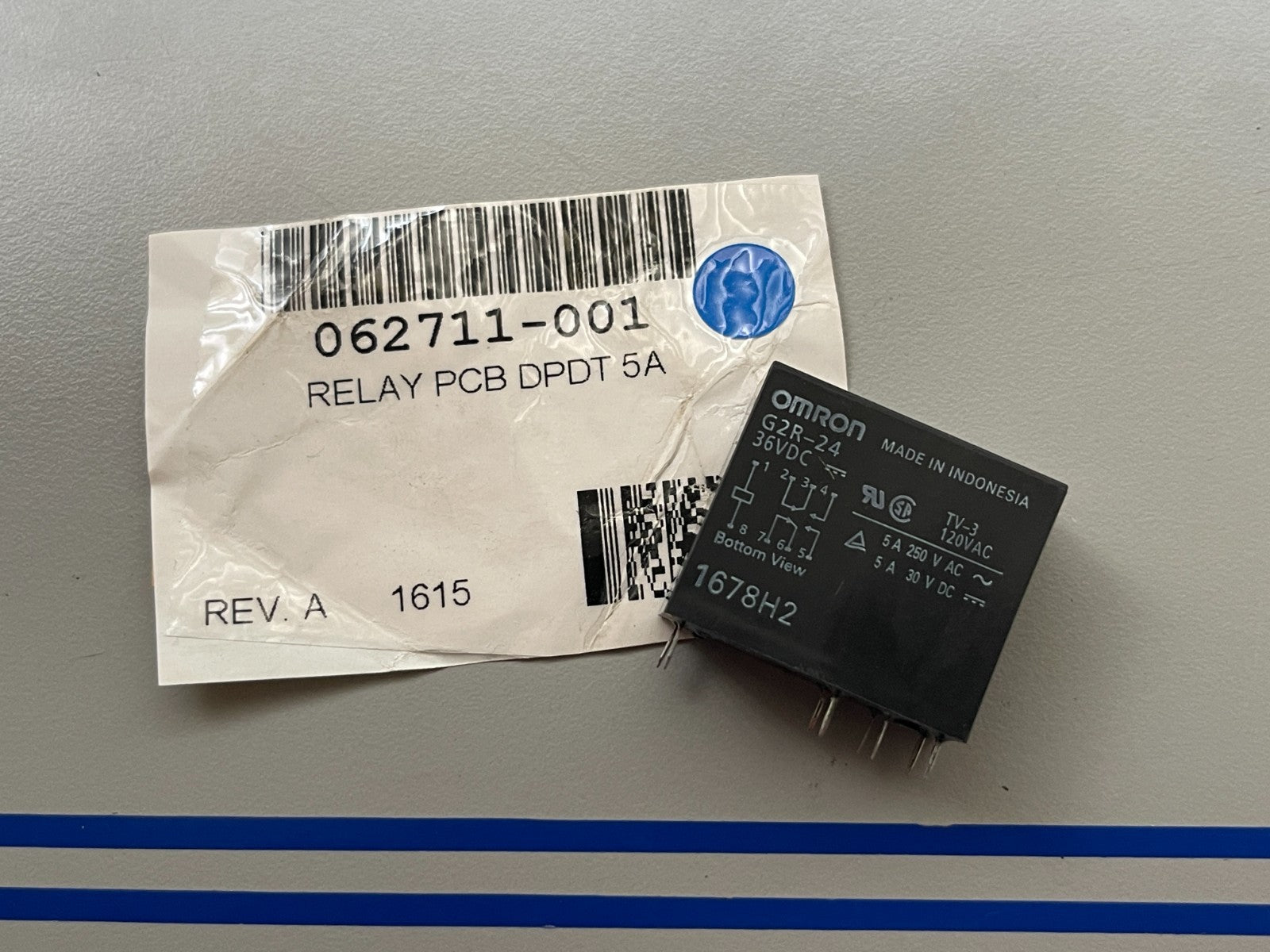 *NEW OEM* 0720 Crown 5A PCB DPDT Relay 062711-001