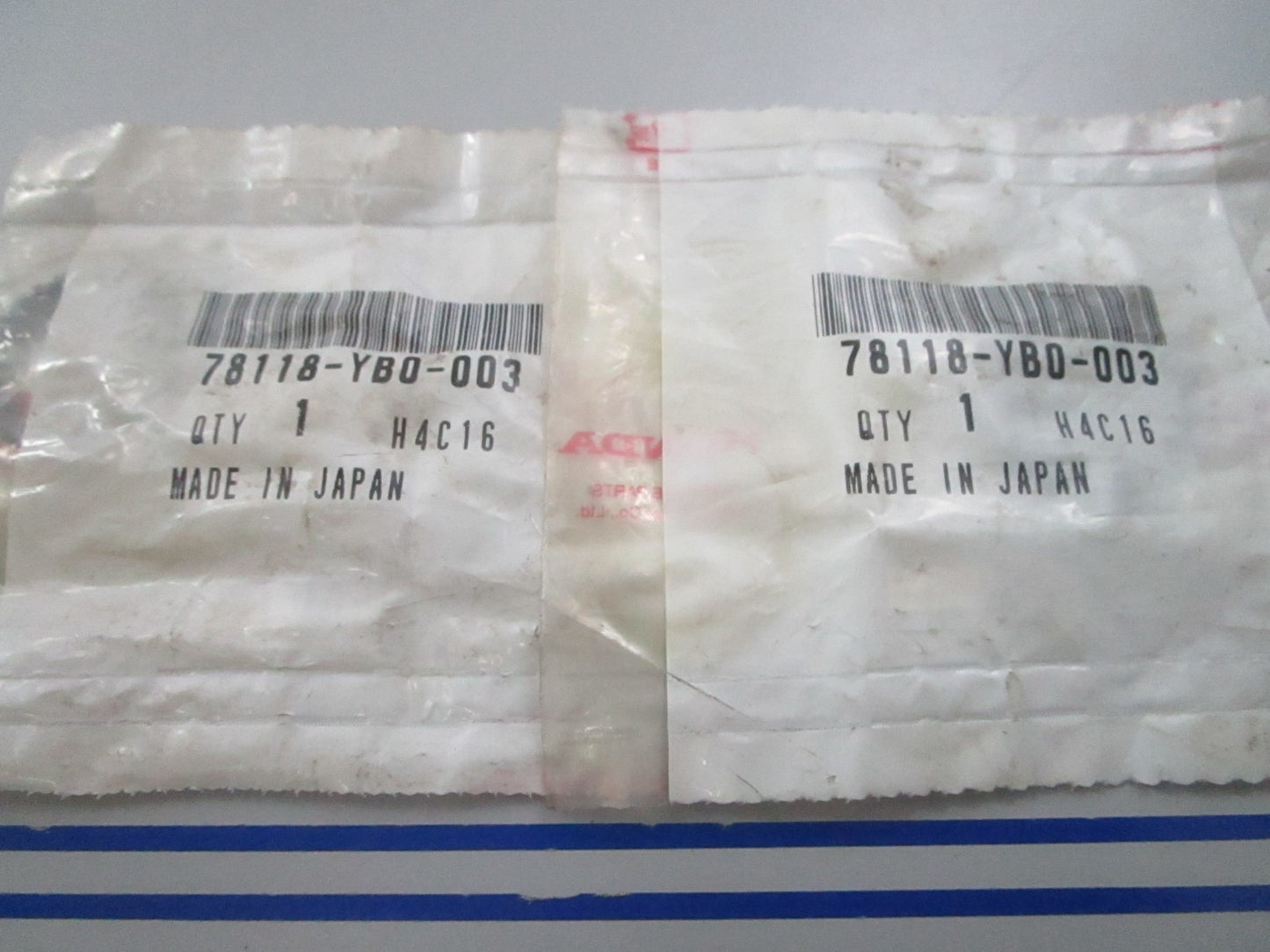 NEW OEM (LOT OF 2) Honda 78118-YB0-003 O-Ring 0810