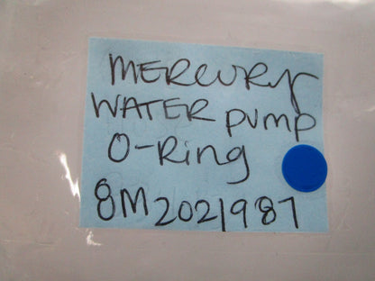 *NEW OEM* 0810 Mercury Quicksilver Water Pump O-Ring 8M2021987