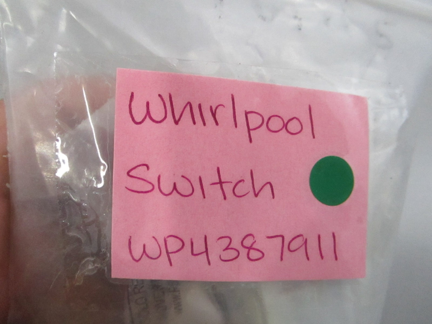 Whirlpool NEW OEM Refrigerator Door Light Fan Switch WP4387911 NOS 0810