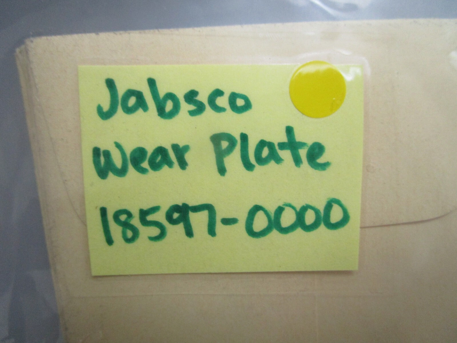 *NEW* 0810 Jabsco Wear Plate 18597-0000