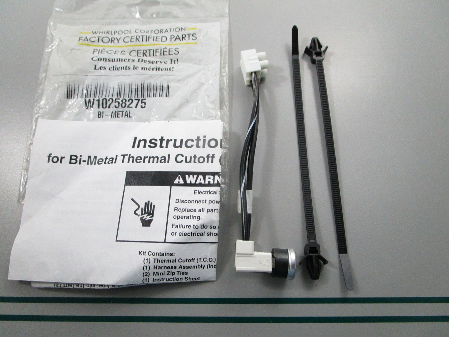 NEW OEM W10258275 Whirlpool Thermal Fuse 0810