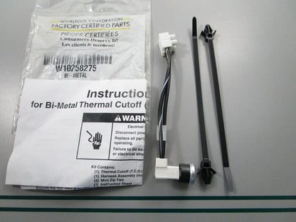 NEW OEM W10258275 Whirlpool Thermal Fuse 0810