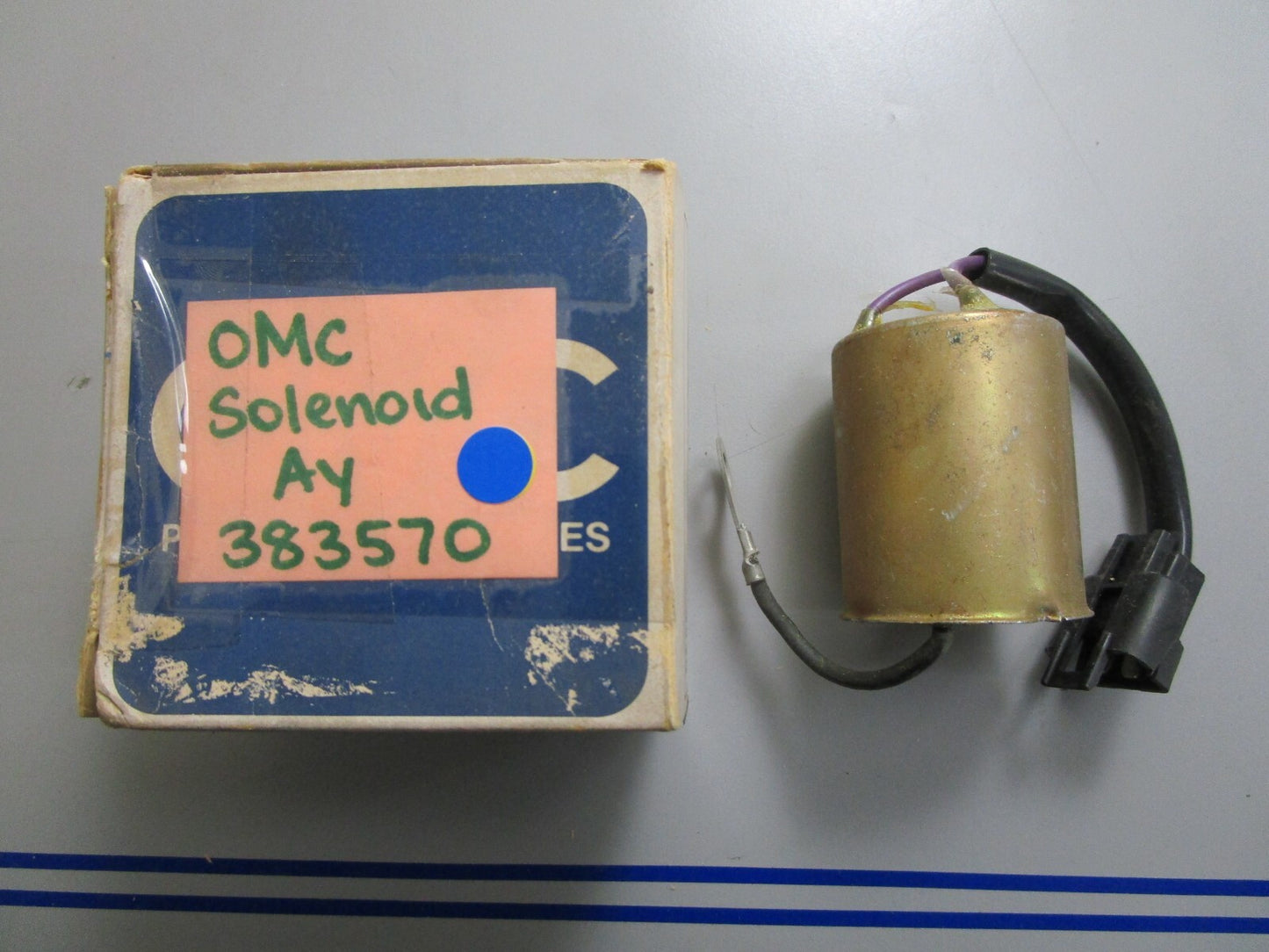 *NEW OEM* 0810 OMC Johnson Evinrude Solenoid Assembly 383570 0383570