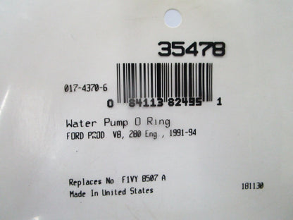 *NEW* 0810 Fel-Pro O-Ring 35478