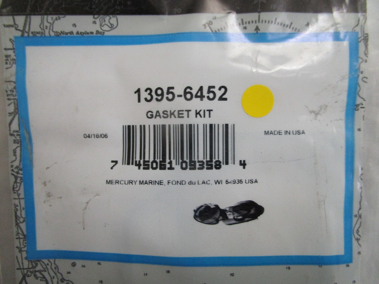 *NEW OEM* 0810 Mercury Quicksilver Gasket Kit 1395-6452